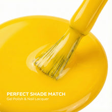 تحميل الصورة إلى عارض المعرض، P2502 – Golden Sunshine Duo Pack – TPO & HEMA Free Gel Polish & Nail Lacquer (15ml each) | Long-Lasting, High-Gloss Nail Polish Set