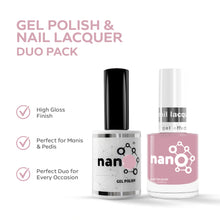 Load image into Gallery viewer, P 2503 – Lilac Haze Duo Pack – TPO & HEMA Free Gel Polish & Nail Lacquer (15ml each) | Long-Lasting, High-Gloss Nail Polish Set
