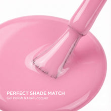 تحميل الصورة إلى عارض المعرض، P2537 – Champagne Whisper Duo Pack – TPO & HEMA Free Gel Polish & Nail Lacquer (15ml each) | Long-Lasting, High-Gloss Nail Polish Set