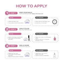 Load image into Gallery viewer, P2540 – Mauvelous Duo Pack – TPO & HEMA Free Gel Polish & Nail Lacquer (15ml each) | Long-Lasting, High-Gloss Nail Polish Set