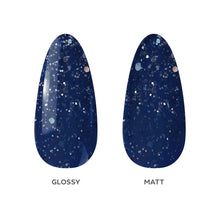 Load image into Gallery viewer, P2551 – Sparkling Navy Duo Pack – TPO & HEMA Free Gel Polish & Nail Lacquer (15ml each) | Long-Lasting, High-Gloss Nail Polish Set