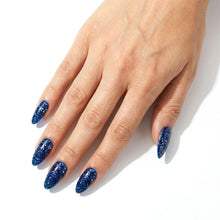 Load image into Gallery viewer, P2551 – Sparkling Navy Duo Pack – TPO & HEMA Free Gel Polish & Nail Lacquer (15ml each) | Long-Lasting, High-Gloss Nail Polish Set