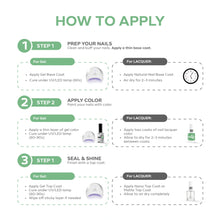 Load image into Gallery viewer, P2554 – Minty Fresh Duo Pack – TPO & HEMA Free Gel Polish & Nail Lacquer (15ml each) | Long-Lasting, High-Gloss Nail Polish Set