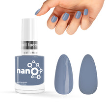 Load image into Gallery viewer, L 2577 – Dusty Sky Nail Polish – 15ml | High Gloss, Gel Like Finish Gray Blue Nail Polish | Muted Blue Nail Lacquer