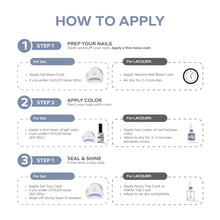 تحميل الصورة إلى عارض المعرض، P2577 – Dusty Sky Duo Pack – TPO & HEMA Free Gel Polish & Nail Lacquer (15ml each) | Long-Lasting, High-Gloss Nail Polish Set