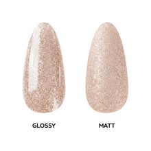Load image into Gallery viewer, N 2585 – Sandstone Sparkle Gel Polish – 15ml | Long-Lasting, High-Glossy Nude Glitter Nail Polish Gel