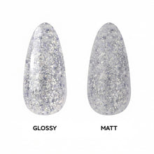 Load image into Gallery viewer, D 2586 Silver Shadow Nail Dipping Powder – 28g | Long-Lasting Silver Shimmer Dip Powder Nails