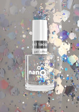 Load image into Gallery viewer, L 2586 – Silver Shadow Nail Polish – 15ml | High Gloss, Gel Like Finish Metallic Silver-Gray Nail Polish | Glitter Silver Nail Lacquer