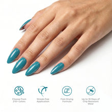 Load image into Gallery viewer, P2606 – Ocean Depth Duo Pack - TPO & HEMA Free Gel Polish & Nail Lacquer (15ml each) | Long-Lasting, High-Gloss Nail Polish Set