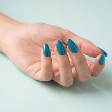 Load image into Gallery viewer, D 2606 Ocean Depth Nail Dipping Powder – 28g | Deep Teal Blue Dip Powder Nails | Nail Dipping System