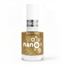 Load image into Gallery viewer, L 2608 – Ginger Glitter Nail Polish – 15ml | High Glossy Gel Like Finish Glitter Nail Lacquer | Warm Ginger Gold Nail Polish
