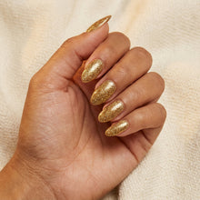 Load image into Gallery viewer, N 2608 – Ginger Glitter Gel Polish – 15ml | Long-Lasting, High-Glossy Glitter Gold Nail Polish Gel