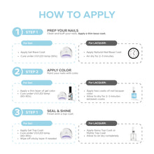 تحميل الصورة إلى عارض المعرض، P2614 – Heavenly Sky Duo Pack – TPO & HEMA Free Gel Polish & Nail Lacquer (15ml each) |Long-Lasting, High-Gloss Nail Polish Set