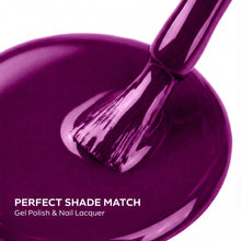 Load image into Gallery viewer, P2621 – Amethyst Twilight Duo Pack – TPO & HEMA Free Gel Polish & Nail Lacquer (15ml each) | Long-Lasting, High-Gloss Nail Polish Set