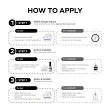 Load image into Gallery viewer, P2633 – Nightfall Nebula Duo Pack – TPO & HEMA Free Gel Polish & Nail Lacquer (15ml each) | Long-Lasting, High-Gloss Nail Polish Set