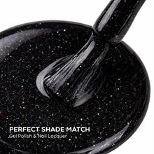 Load image into Gallery viewer, P2633 – Nightfall Nebula Duo Pack – TPO & HEMA Free Gel Polish & Nail Lacquer (15ml each) | Long-Lasting, High-Gloss Nail Polish Set