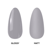 Load image into Gallery viewer, L 2634 – Soft Pewter Nail Polish – 15ml | High Glossy Gel Like Finish Metallic Gray Nail Lacquer | Elegant Silver-Gray Nail Polish