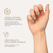 Load image into Gallery viewer, N 2635 – Taupe Sophistication Gel Polish – 15 ml | Long‑Lasting, High‑Gloss Soft Brown Nail Polish Gel