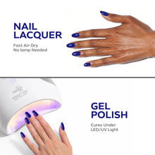 Load image into Gallery viewer, P2636 – Blue Majesty Duo Pack – TPO & HEMA Free Gel Polish & Nail Lacquer (15ml each) | Long-Lasting, High-Gloss Nail Polish Set