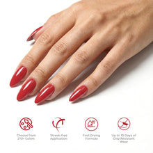 تحميل الصورة إلى عارض المعرض، P2639 – Cherry Red Duo Pack – TPO & HEMA Free Gel Polish & Nail Lacquer (15ml each) | Long-Lasting, High-Gloss Nail Polish Set