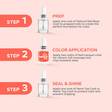 Load image into Gallery viewer, L 2655 – Coral Blush Nail Polish – 15ml | High Gloss, Gel Like Finish Coral Nail Polish | Soft Warm Coral Peach Nail Lacquer