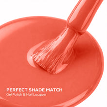 تحميل الصورة إلى عارض المعرض، P2655 – Coral Blush Duo Pack – TPO & HEMA Free Gel Polish & Nail Lacquer (15ml each) | Long-Lasting, High-Gloss Nail Polish Set