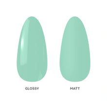 Load image into Gallery viewer, P2657 – Seafoam Blue Duo Pack – TPO & HEMA Free Gel Polish & Nail Lacquer (15ml each) | Long-Lasting, High-Gloss Nail Polish Set