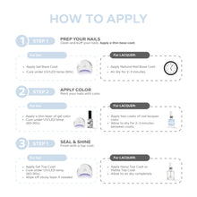 Load image into Gallery viewer, P2662 – Crystal Blue Duo Pack – TPO & HEMA Free Gel Polish & Nail Lacquer (15ml each) | Long-Lasting, High-Gloss Nail Polish Set