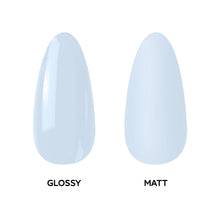 Load image into Gallery viewer, L 2662 – Crystal Blue Nail Polish – 15ml | High Glossy Gel Like Finish Light Blue Nail Lacquer | Icy Pastel Blue Nail Polish