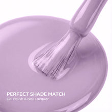 Load image into Gallery viewer, P2669 – Frosted Lilac Duo Pack – TPO & HEMA Free Gel Polish & Nail Lacquer (15ml each) | Long-Lasting, High-Gloss Nail Polish Set
