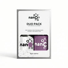 تحميل الصورة إلى عارض المعرض، P2711 – Frosty Lilac Duo Pack – TPO & HEMA Free Gel Polish & Nail Lacquer (15ml each) | Long-Lasting, High-Gloss Nail Polish Set