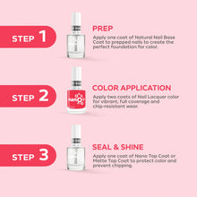 Load image into Gallery viewer, L 2721 – Coral Glow Nail Polish – 15ml | High Gloss, Gel Like Finish Coral Pink Nail Polish | Vibrant Pink Nail Lacquer