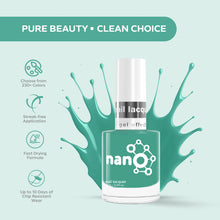 Load image into Gallery viewer, L 2840 – Sea Teal Nail Polish – 15ml | High Gloss, Gel Like Finish Teal Blue-Green Nail Polish | Calm Ocean Inspired Nail Lacquer