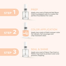 Load image into Gallery viewer, L 2926 Cream Peach Nail Polish – 15ml | High Gloss, Gel Like Finish Warm Peach Nail Polish | Nude Peach Nail Lacquer