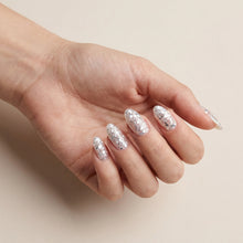 Load image into Gallery viewer, N 2929 – Tinsel Twirl Gel Polish – 15ml | Long-Lasting, High-Gloss Glitter Metallic Silver Nail Polish Gel