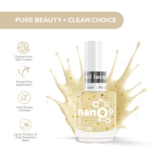 Load image into Gallery viewer, L 2935 Mushroom Magic Nail Polish – 15ml | High Gloss, Gel Like Finish Glitter Gold Nail Polish | Golden Glitter Nail Lacquer