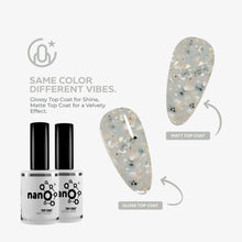 Load image into Gallery viewer, N3036 – Gilded Cocoa Gel Polish – 15ml | High Gloss Taupe Brown Nail Polish Gel with Golden Shimmer