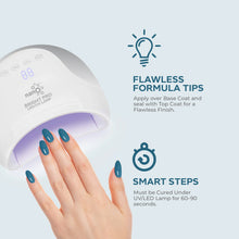 Load image into Gallery viewer, N3053 – Midnight Blue Gel Polish – 15ml | High Gloss Jewel-Toned Blue Glitter Nail Polish Gel