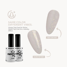 Load image into Gallery viewer, N3056 – Ivory Shimmer Gel Polish – 15ml | Long-Lasting, High Gloss Shimmer Nude White Nail Polish Gel