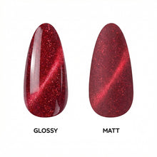 تحميل الصورة إلى عارض المعرض، N 3101 – Black Cherry Wine Gel Polish –15 ml | TPO & HEMA Free Long-Lasting, High-Glossy Magnetic Cat-Eye Dark Red Gel Polish