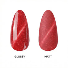 تحميل الصورة إلى عارض المعرض، N 3103 – Burnt Ruby Gel Polish – 15 ml | TPO & HEMA Free Long-Lasting, High-Glossy Magnetic Cat-Eye Deep Red Gel Polish