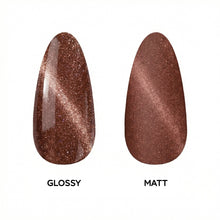 Load image into Gallery viewer, N 3116 – Vampire Kiss Gel Polish – 15 ml | TPO & HEMA Free Long-Lasting, High-Glossy Magnetic Cat-Eye Deep Red-Brown Gel Polish