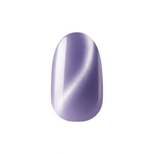 Load image into Gallery viewer, Nano® Amethyst Kitty Stare Pressed on Nails - 24pcs with Glue | Instant Gel-Like Shine, Lavender Purple Chrome Fake Nails Set