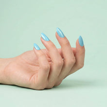 تحميل الصورة إلى عارض المعرض، Nano® Aqua Dream Pressed on Nails - 24pcs Self-Adhesive | Sky Blue Fake Nails Set