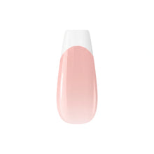 تحميل الصورة إلى عارض المعرض، Nano® Blush French Edge Pressed on Nails - 24pcs with Glue | Instant Gel-Like Shine, Soft Pink French Glossy Fake Nails Set