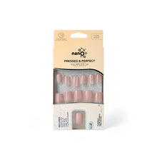تحميل الصورة إلى عارض المعرض، Nano® Blush Kitty Glow Pressed on Nails - 24pcs with Glue | Instant Gel-Like Shine, Soft Pink Glossy Fake Nails Set