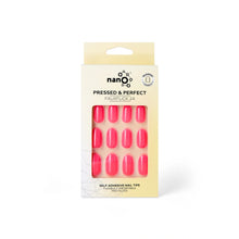 تحميل الصورة إلى عارض المعرض، Nano® Candy Pink Pressed on Nails - 24pcs Self-Adhesive | Vibrant Glossy Pink Finish, Bright Fake Nails Set