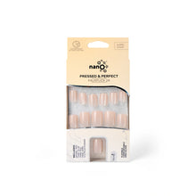 تحميل الصورة إلى عارض المعرض، Nano® Celestial Blush Pressed on Nails - 24pcs with Glue | Instant Gel-Like Shine, Nude Beige Glossy Fake Nails Set