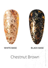 Load image into Gallery viewer, Chestnut Brown Glitter Foil Powder – 0.8g | Metallic Bronze Nail Powder | Sparkling Foil Effect | Luxe Glitter Nail Powder
