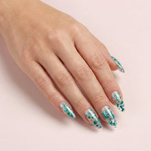 Load image into Gallery viewer, Deep Ocean Glitter Foil – 0.8g | Blue-Green Foil | Holographic Glitter Effect | Luxe Foil